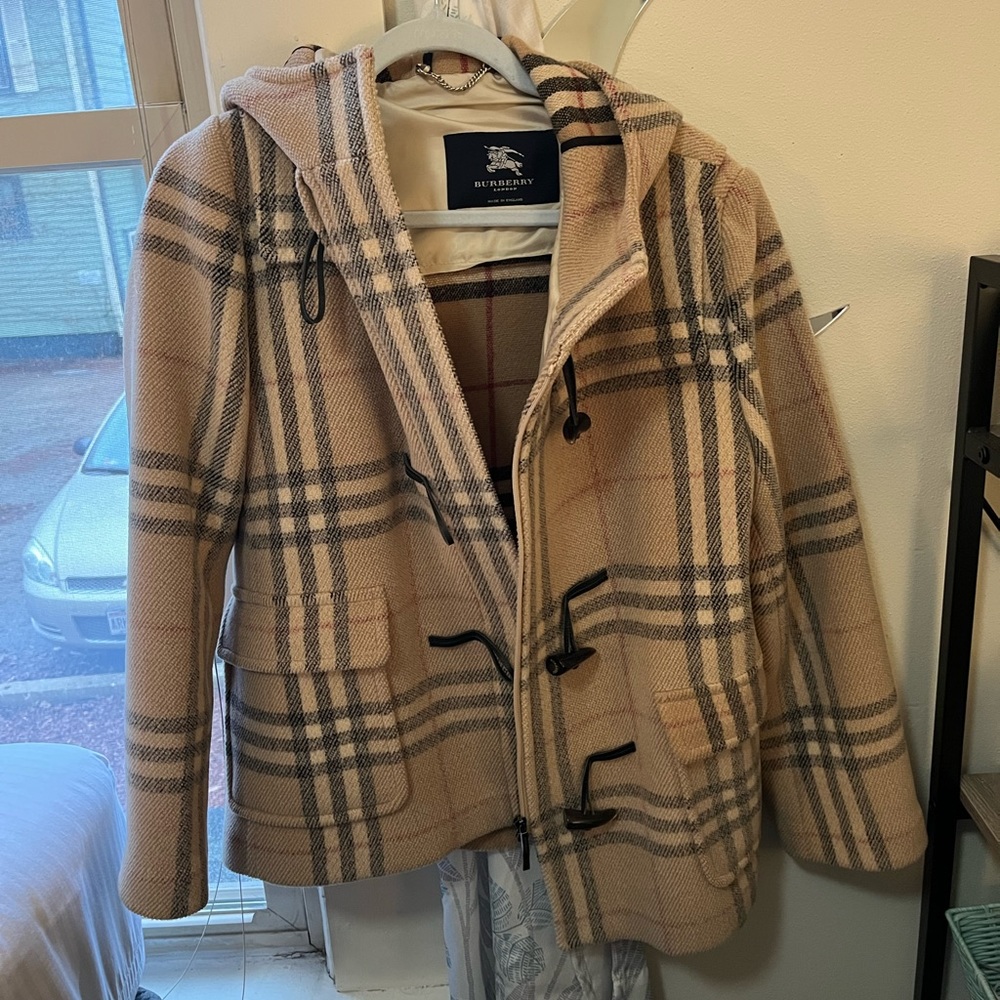 Vintage Burberry Logo Jacket, size Large